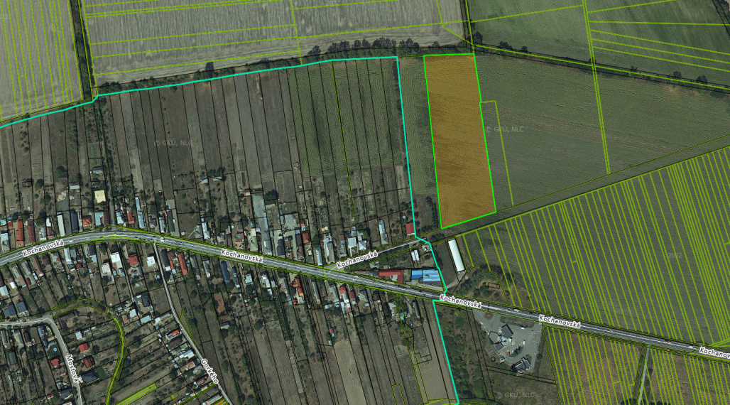 Na predaj  pozemok v Sečovciach, pre výrobné , skladové a technické vybavenosti